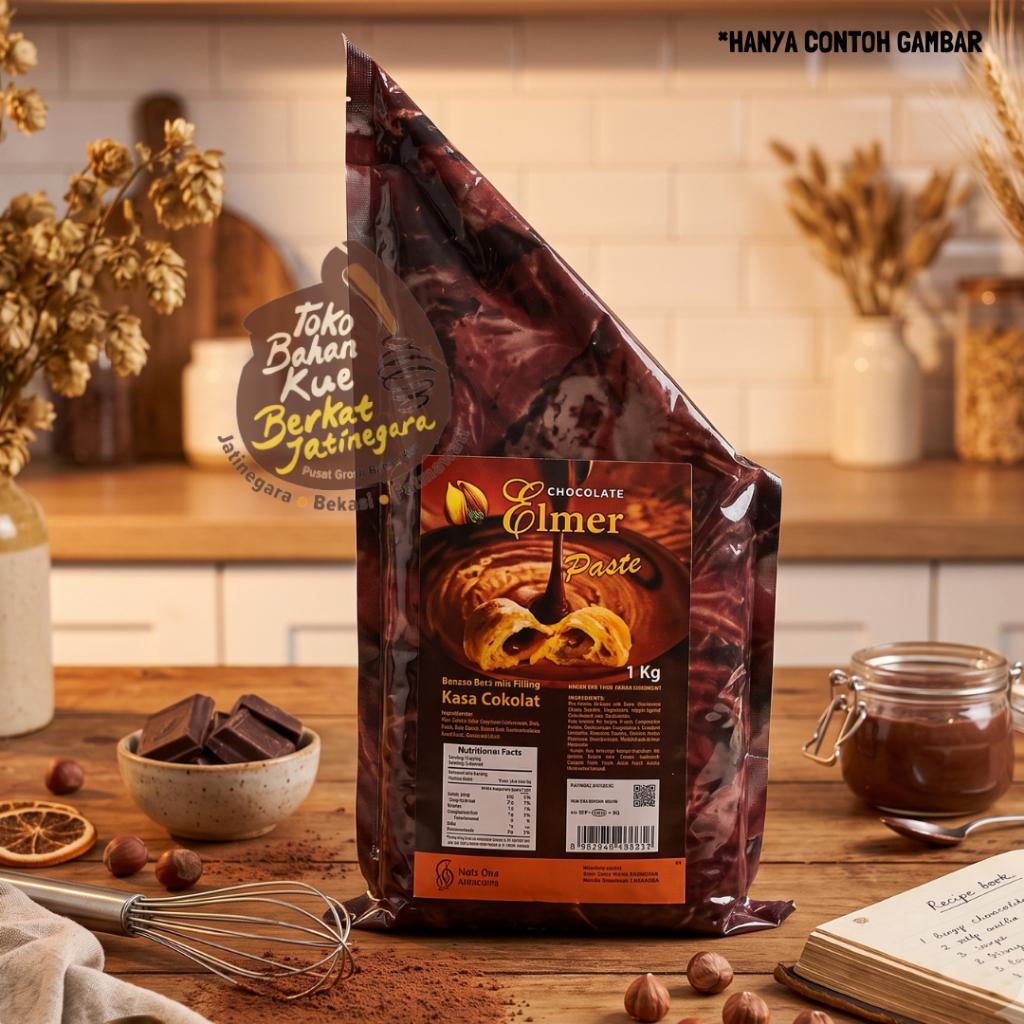 ELMER FILLING PASTA COKLAT TROPICAL KEMASAN 1 KG / FILLING COKLAT