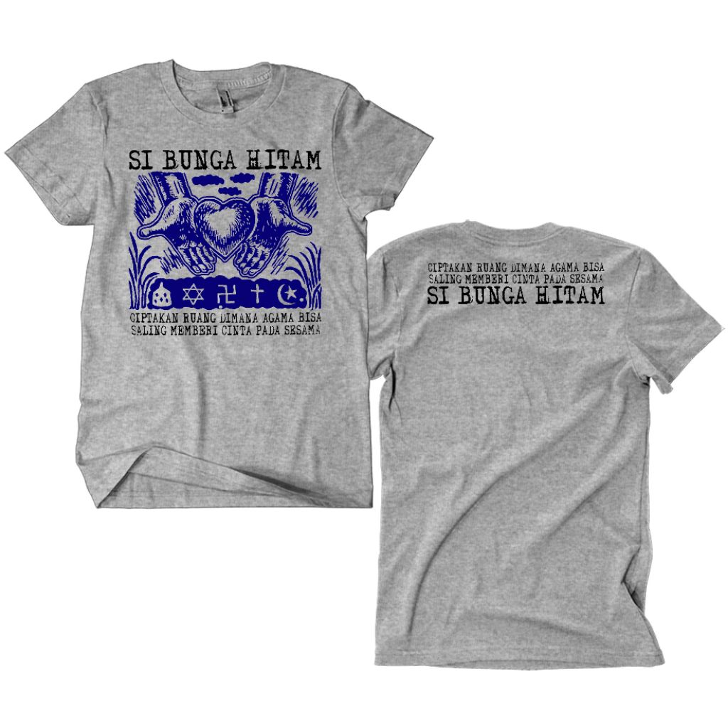 Kaos Band Punk Bunga Hitam - Si Bunga Hitam misty
