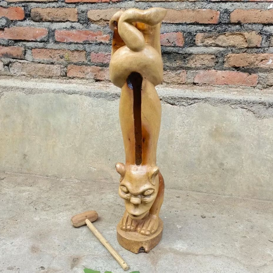 kentongan kayu nangka jadul antik