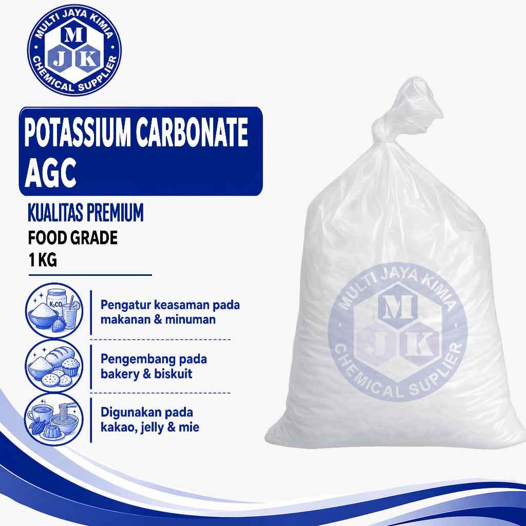 Potassium Carbonate AGC FOOD GRADE 1Kg