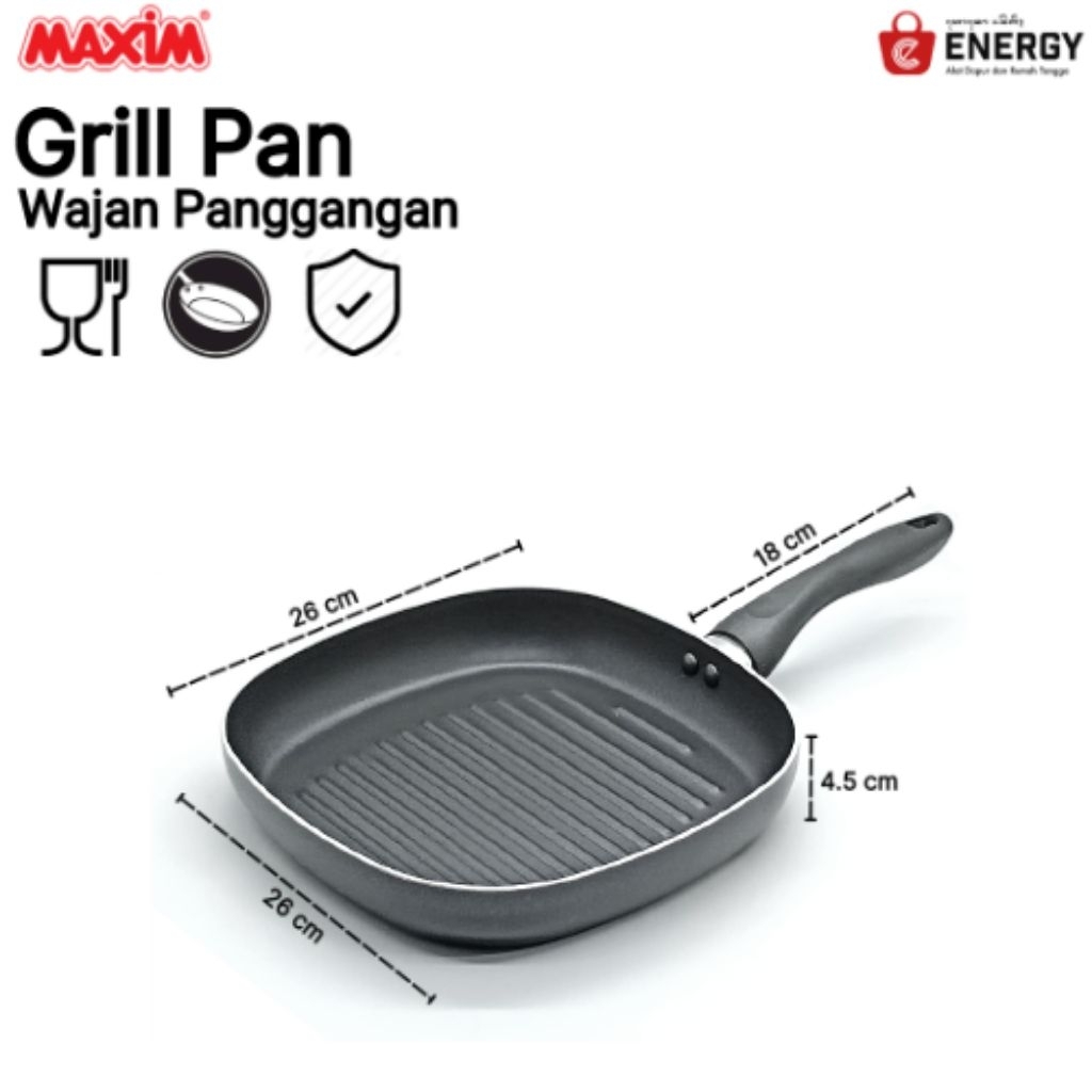 Maxim Square Grill Pan
