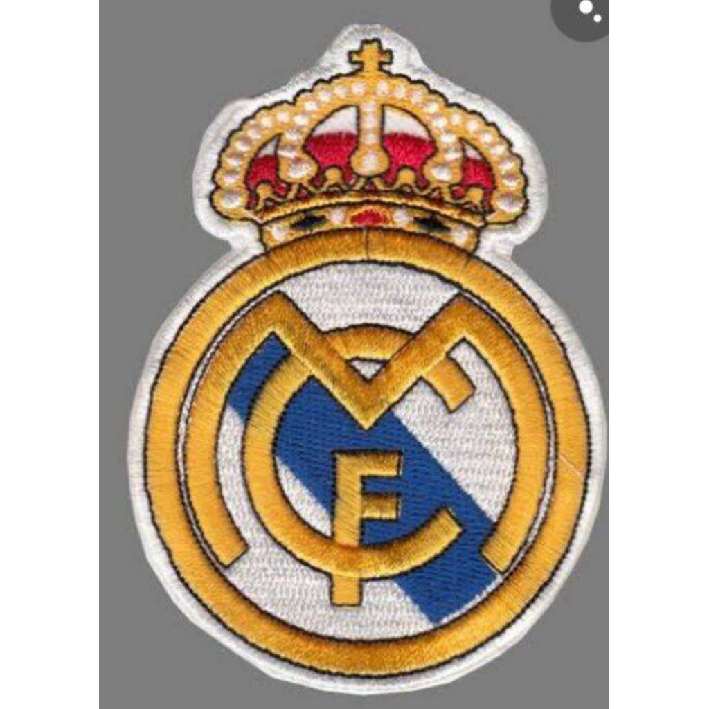 REAL MADRID PATCH LOGO BORDIR EMBLEM