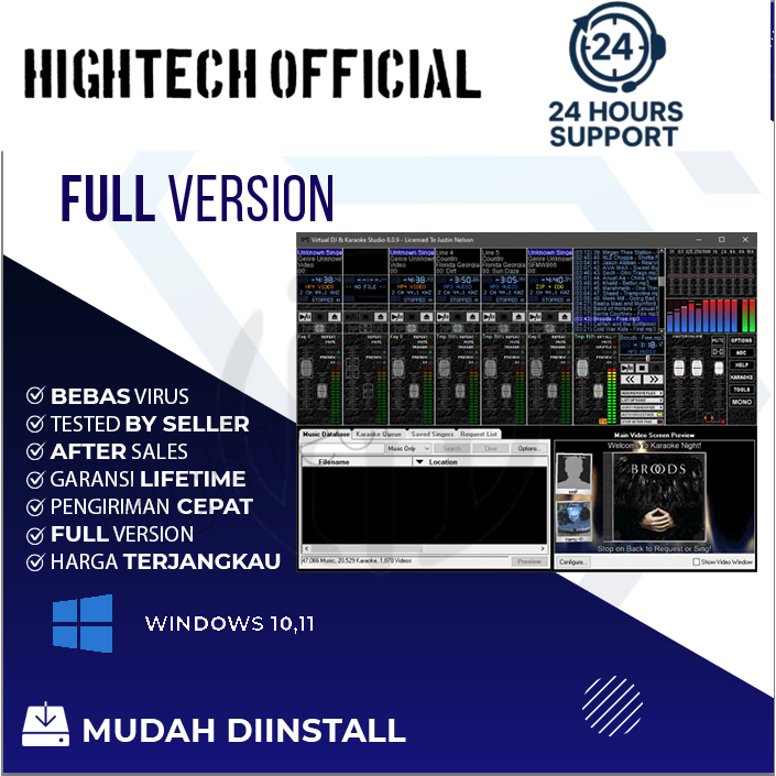 Aplikasi DJ dan Karaoke Virtual DJ Studio 8.3 [WIN] Full Version