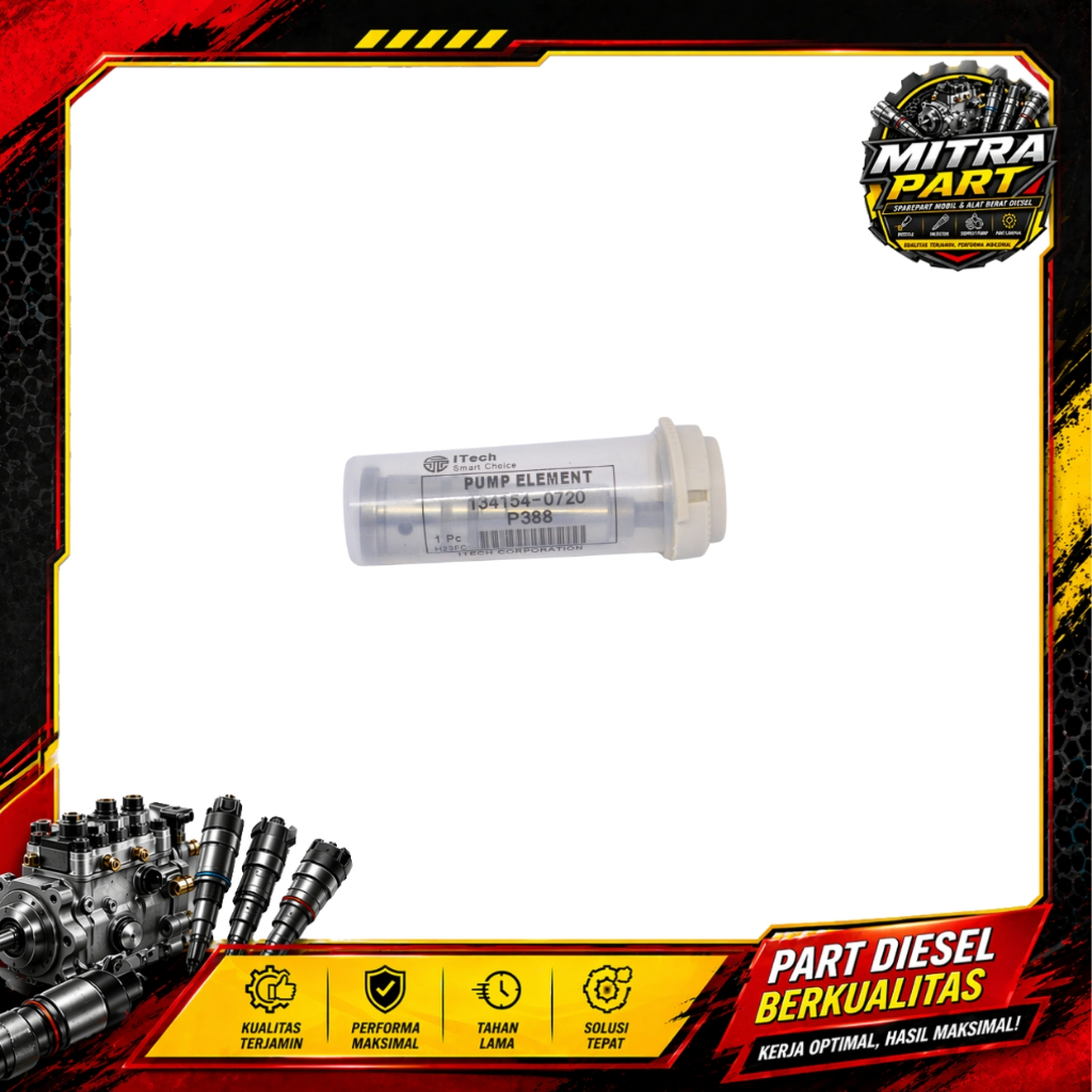 Plunger ITech P388 mesin HITACHI HAPSA 6HK1-XQA HINO EM100 134154-0720