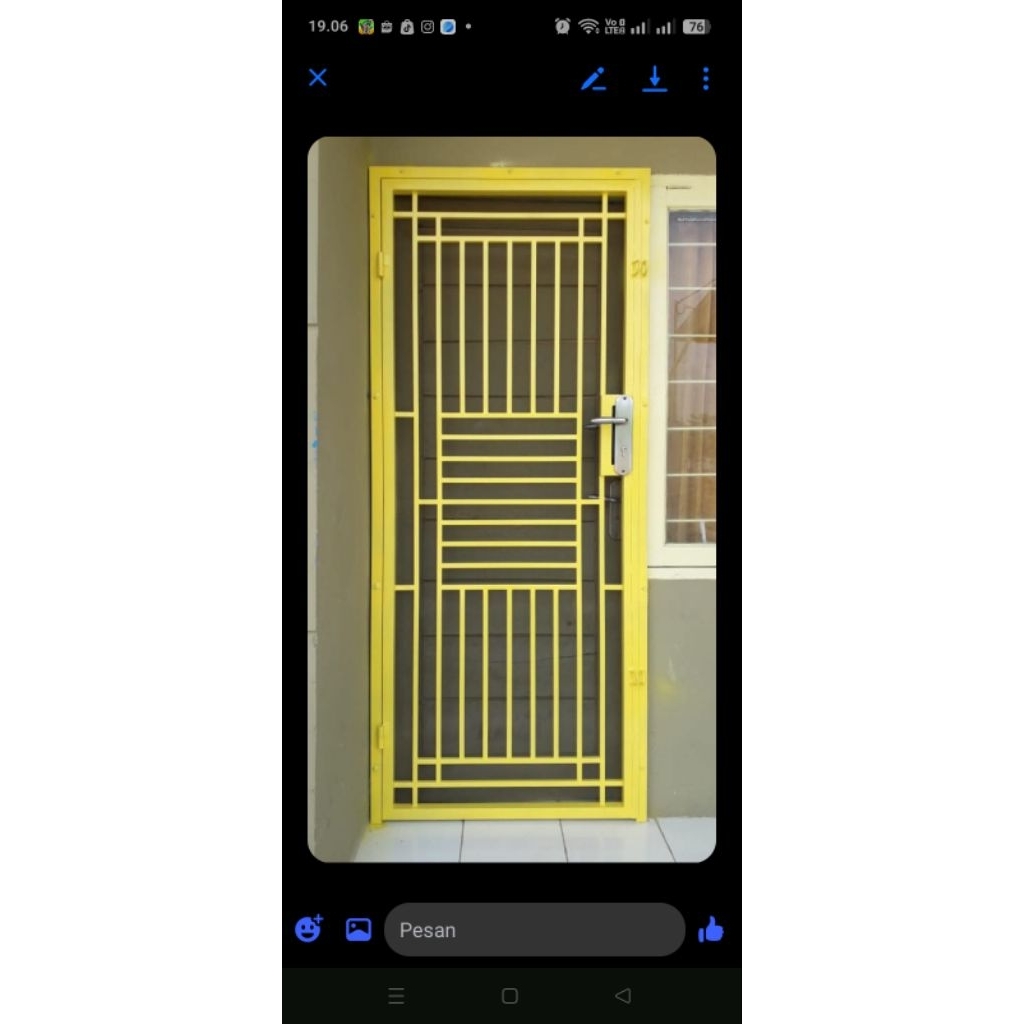 pintu tralis pintu rumah pintu besi