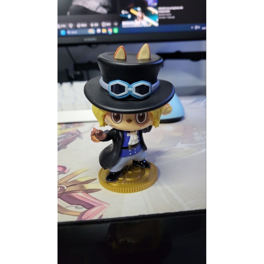 pop mart labubu one piece sabo