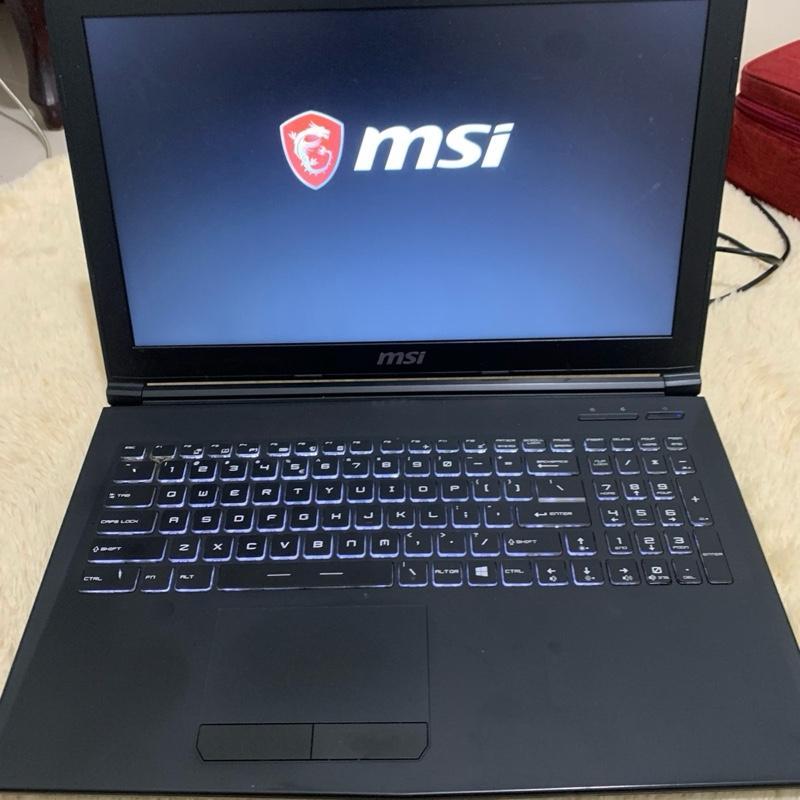 MSI Laptop Gaming RAM 16GB 1TB HDD Intel i7 2,8GHz Windows 10 Pro (Bekas)