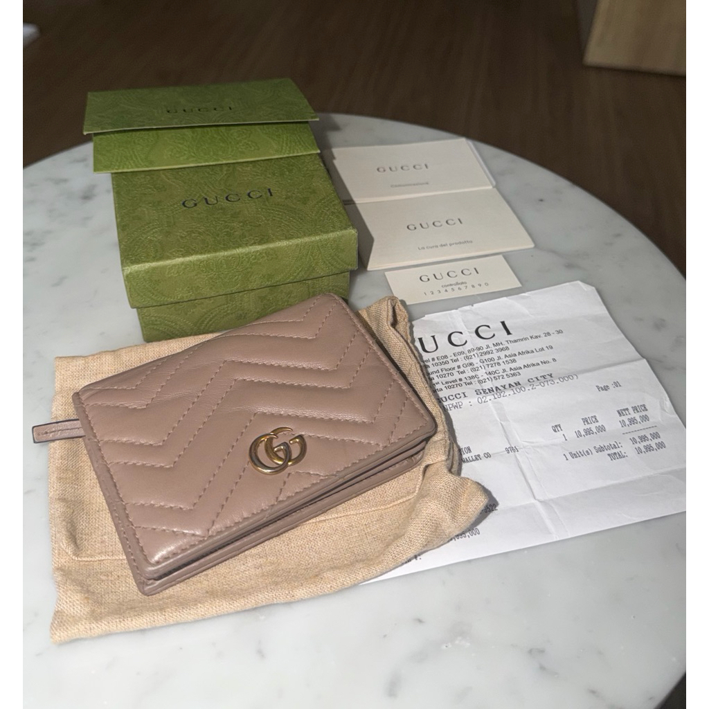 PRELOVED - DOMPET GUCCI AUTHENTIC