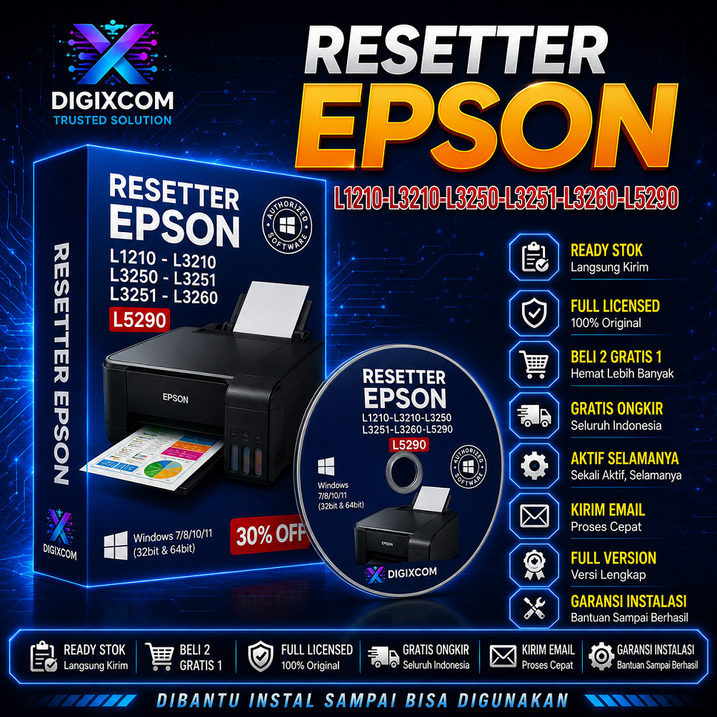 Resetter Epson L1210-L3210-L3250-L3251-L3260-L5290