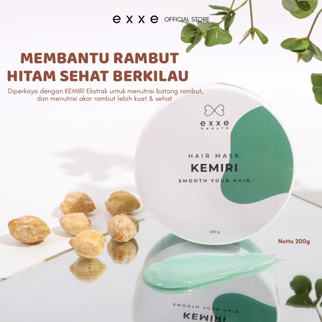 [Buy1Get] HairMask Kemiri by exxe beaute