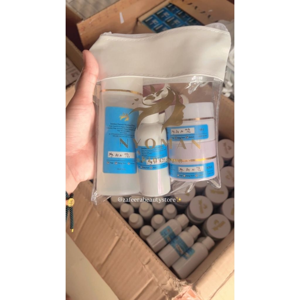 [nyoman klinik] WHITENING PLUS NYOMAN | Paket OILY Nyoman skincare / kemasan baru PAKET SUPER WHITEN