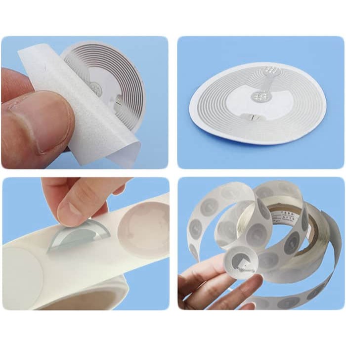 Sticker NFC NTAG213 Diameter 25 mm Frekuensi 13.56 MHz Memory 144 bytes 3D Printer