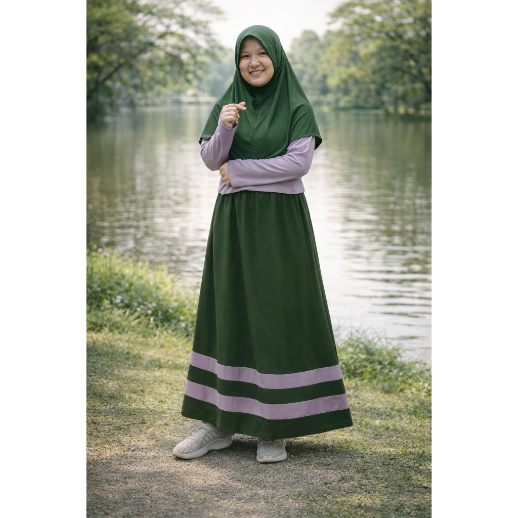 Rok Panjang Balotelli Polos Full Karet Premium Original Baloteli Salur (Produsen Rok Wolfis Amunzen)