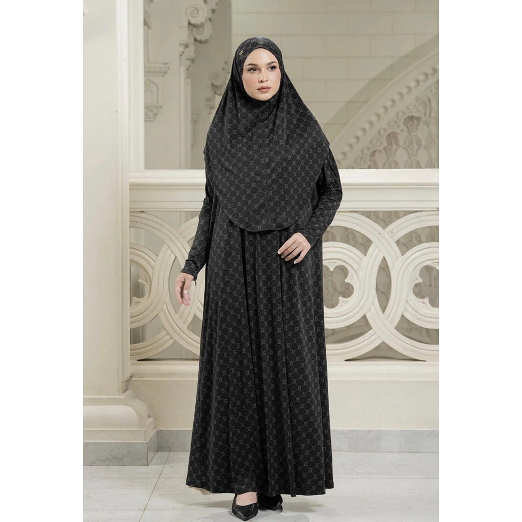 BUTTONSCRAVES ARUMI SET DRESS BLACK