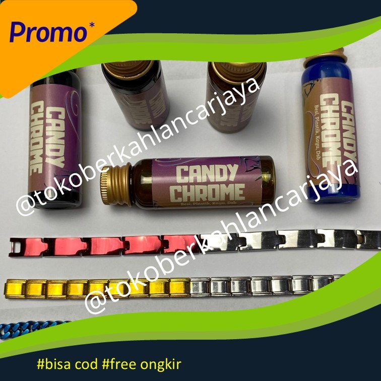 (OLES) 20 ML CAT CHROME CANDY CAT PELAPIS CANDY CHROME CAT OLES CHROME CANDY