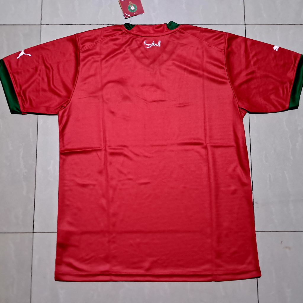 Jersey Sepak Bola Timnas Maroko Home 2022