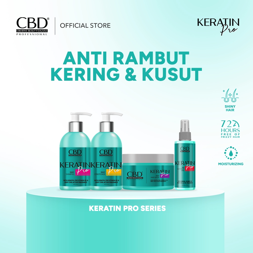 [BUNDLE SPECIAL LIVE]  CBD Professional Keratin Pro Daily Use | Color Shield | Collagen Repair | Bio Peptide