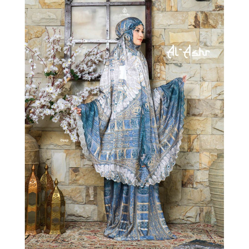ARABELLE SCARF SERIES AL-ASHR MUKENA DEWASA MATT SILK BY ARABELLE SCRAF OFFICIAL SHOP KUDUS