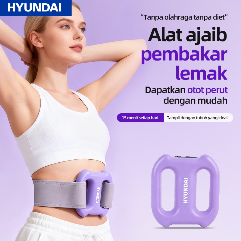 EXTLYPO - HYUNDAI Massager Alat Pijat Elektrik Multifungsi Pemijat Cincin Fascia Getar Kuat 8 Mode