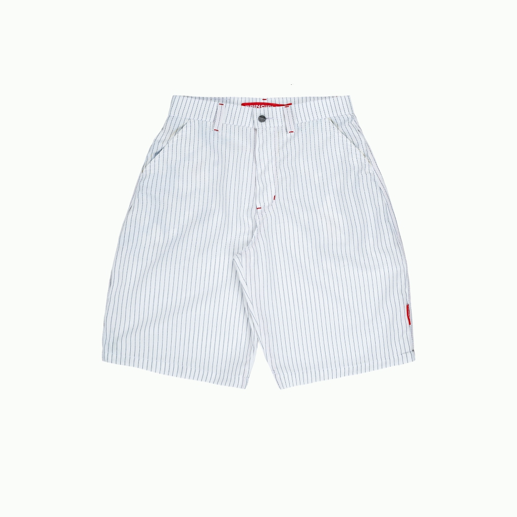 Prince Pants - Semi woll Loose Stripe Shorts - Principle