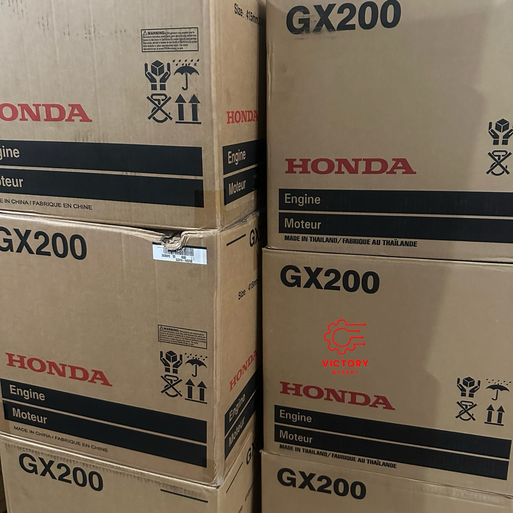 Mesin Bensin Duduk Honda GX200 Made In Thailand 6.5 PK GX 200