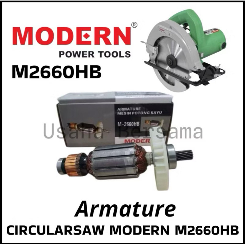 Armature For CIRCULARSAW MODERN M2660HB / Angker Dinamo CIRCULARSAW MODERN M2660HB / Rotor Gulungan 