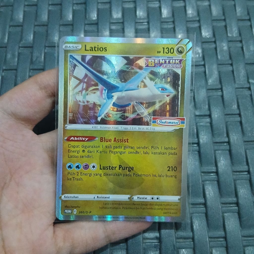 KARTU POKEMON LATIOS INDOMARET