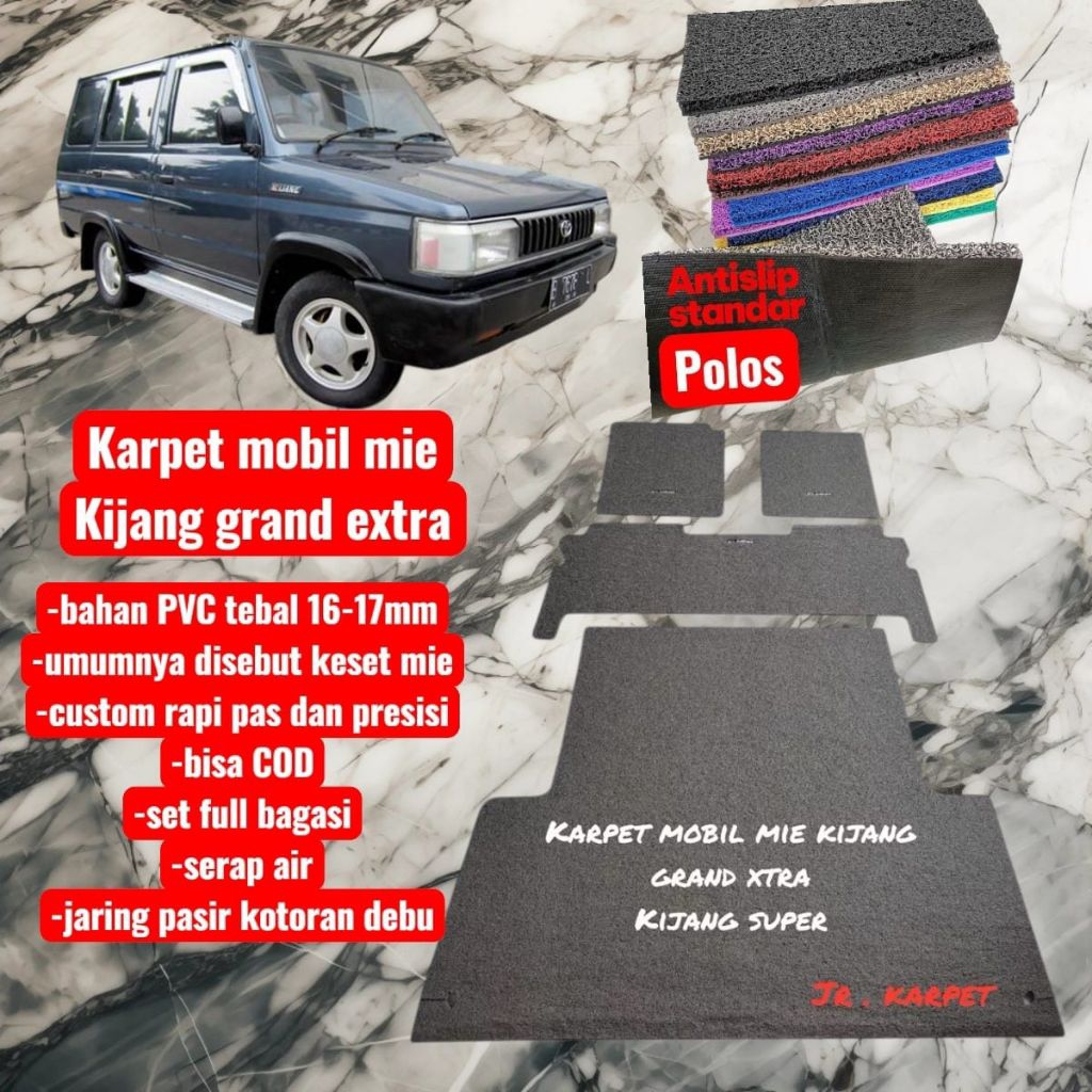 Karpet Mobil mie kijang grand extra kijang super