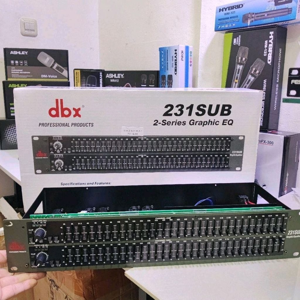 DBX EQUALIZER 231SUB 231 SUB KOMPONEN FULL MACRO