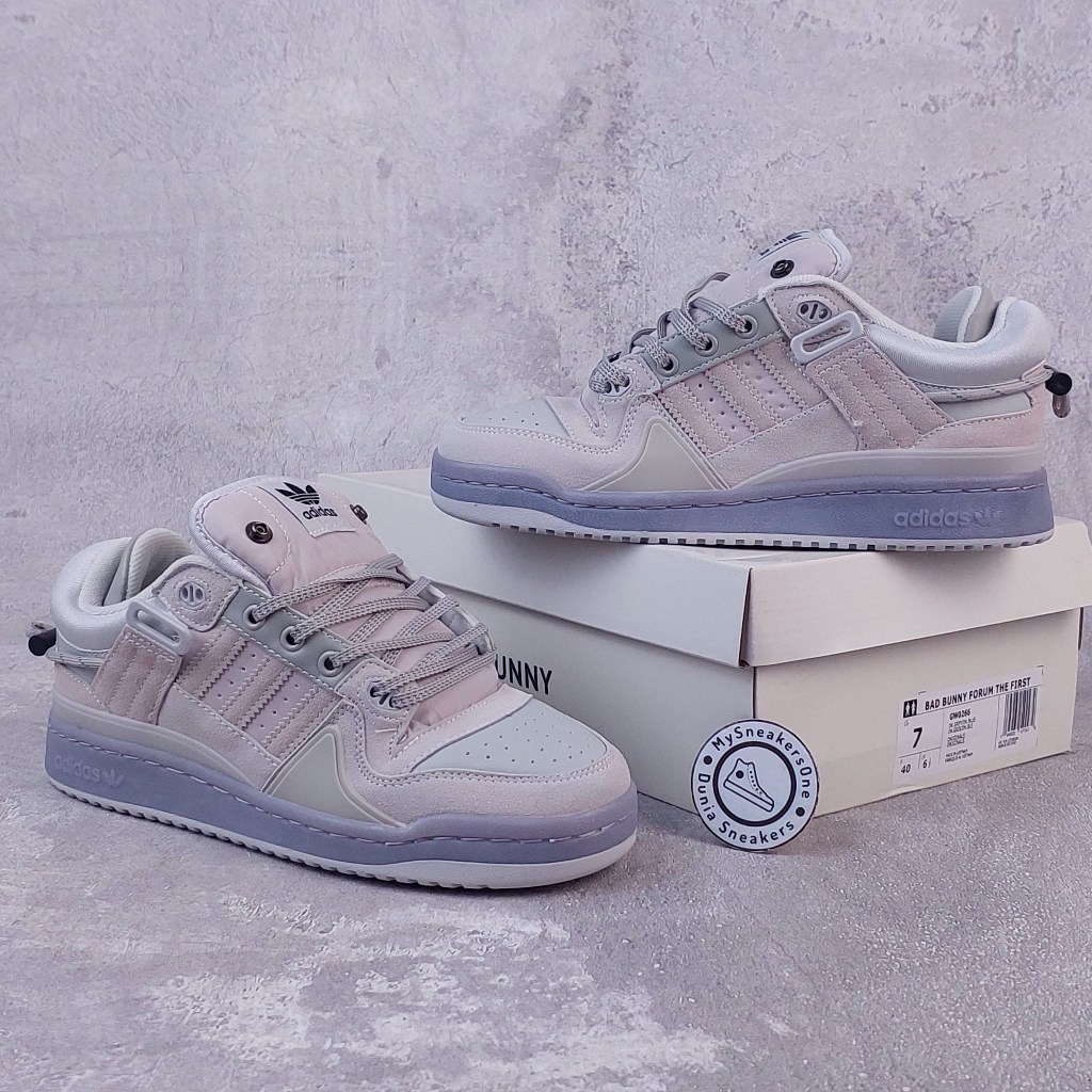 Sepatu Kasual Bad Bunny X Forum Low Grey