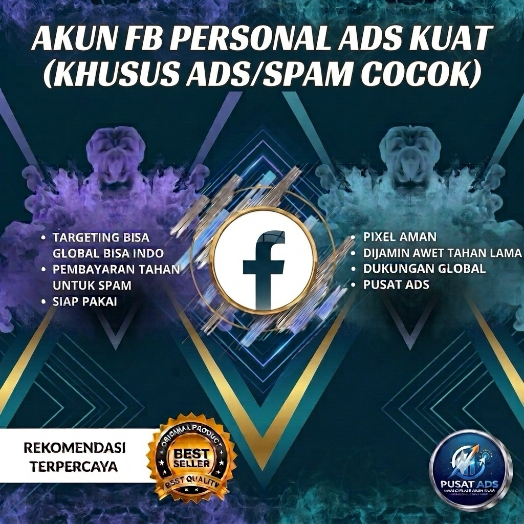 AKUN FB PERSONAL KUAT (COCOK UNTUK ADS)