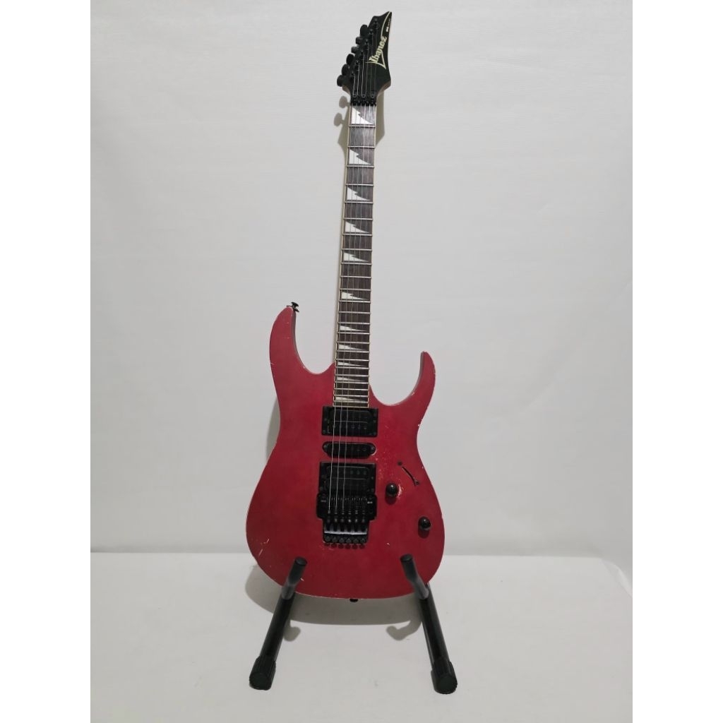 Guitar Elektrik Ibanez RG370DX RG370 DX Rubber Red