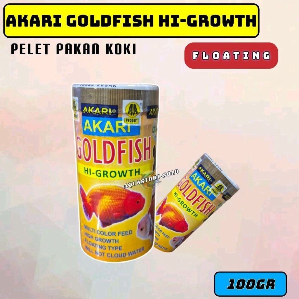 AKARI GOLDFISH PAKAN IKAN KOKI