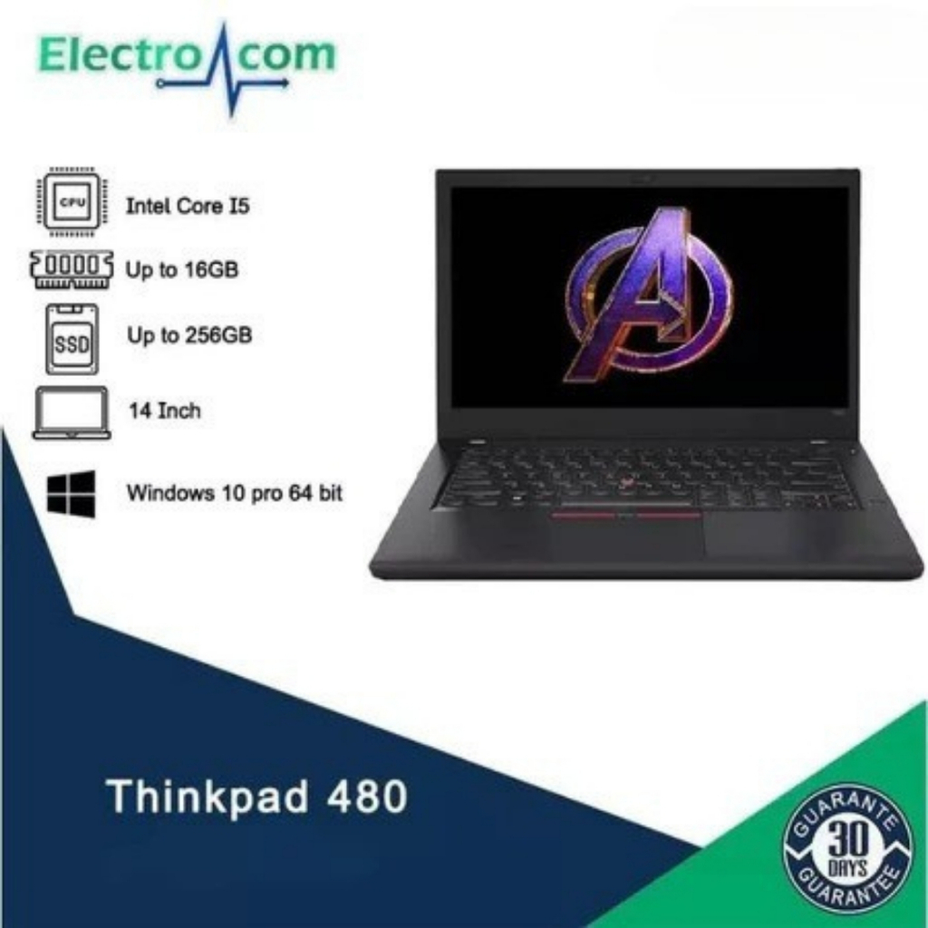 Laptop Lenovo Thinkpad T460 T470 T480 T480s T490 T490s Core i5 Gen8 Ram 8/256GB SSD FHD Mulus