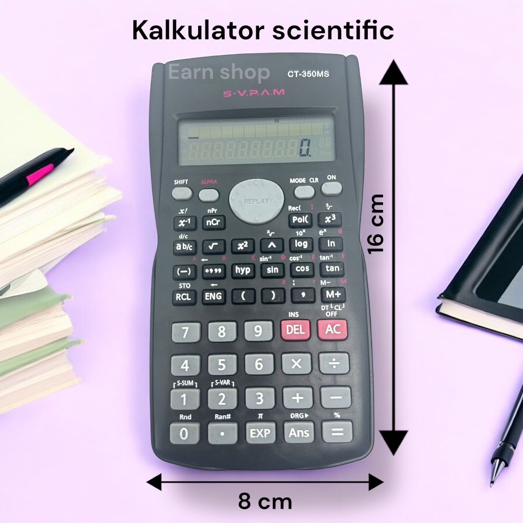 Kalkulator Scientific CT-350MS | KALKULATOR ILMIAH CT 350 MS calculator sin cos tan