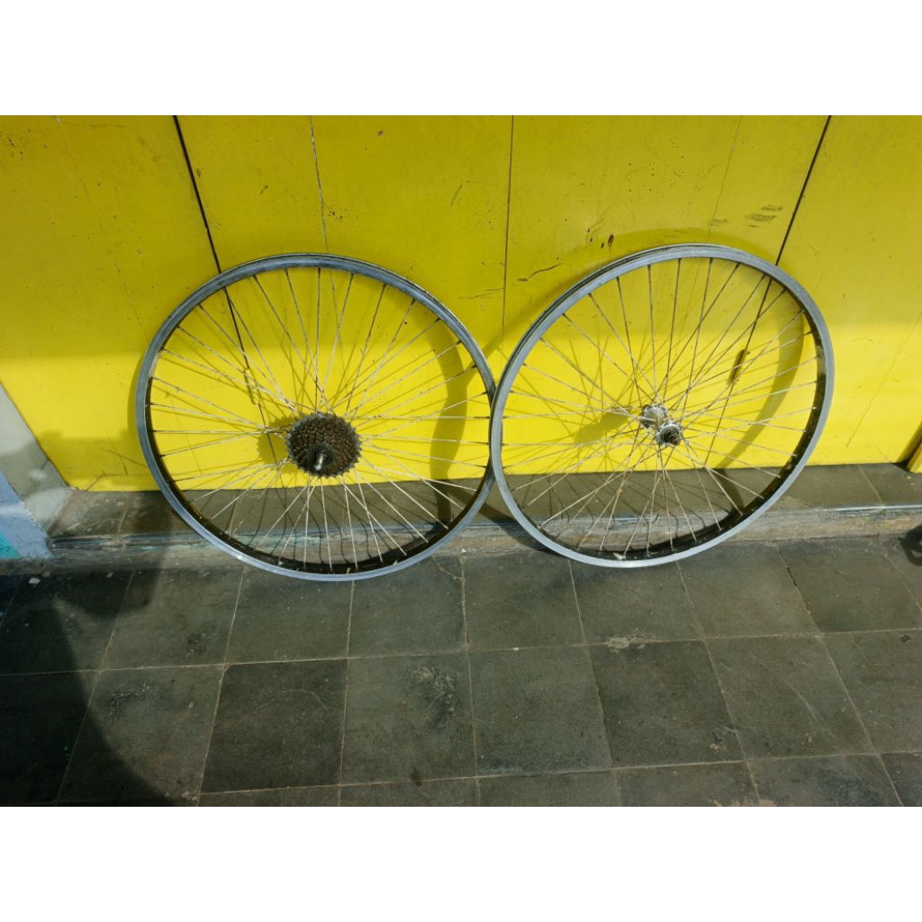 velk sepeda mtb 26 hfh exage masih layak