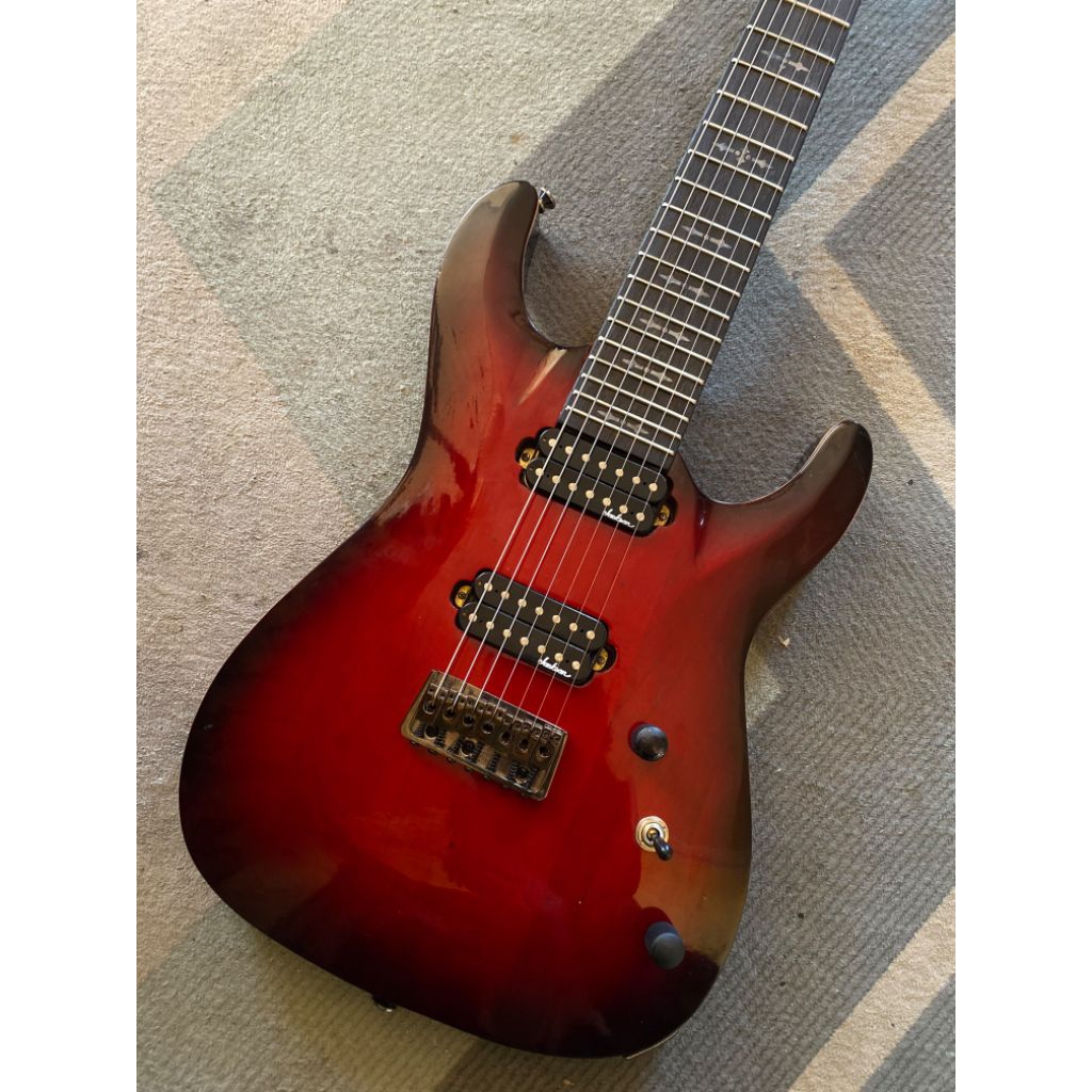 Gitar 7string Redbrust neck original schecter