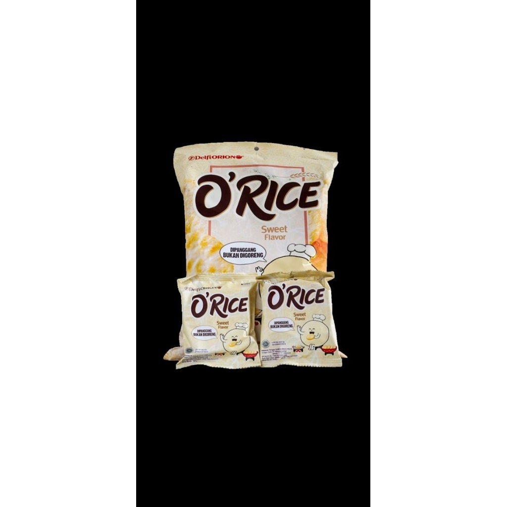 Delfi K' Rice Snack Crackers Biskuit Beras