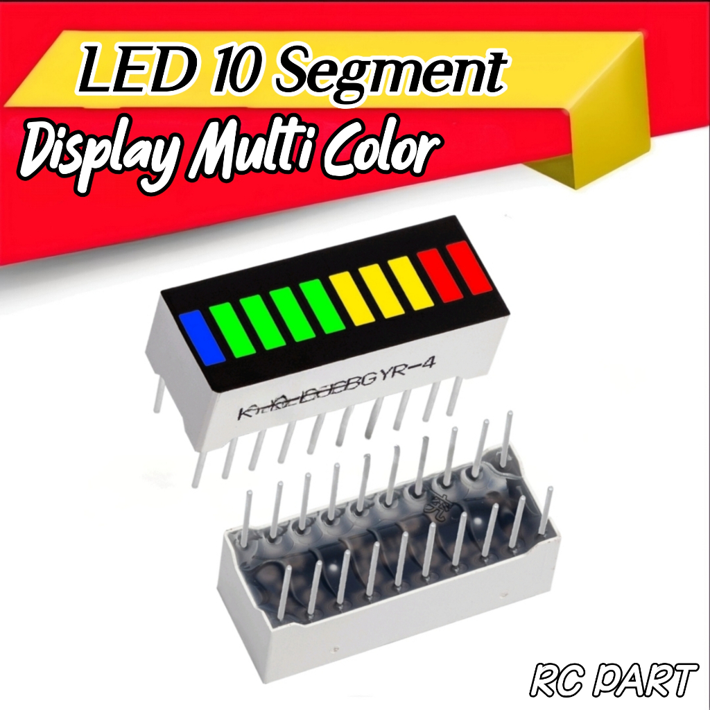 LED Bargraph 10 Segment Light Display Multi Color Module DIP