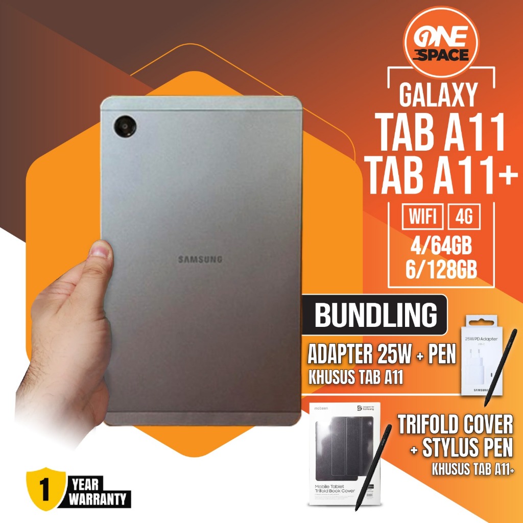 Samsung Galaxy Tab A11 A11+ 4G 5G Wifi 4/64 6/128 GB RAM 4 6 ROM 64 128 GB