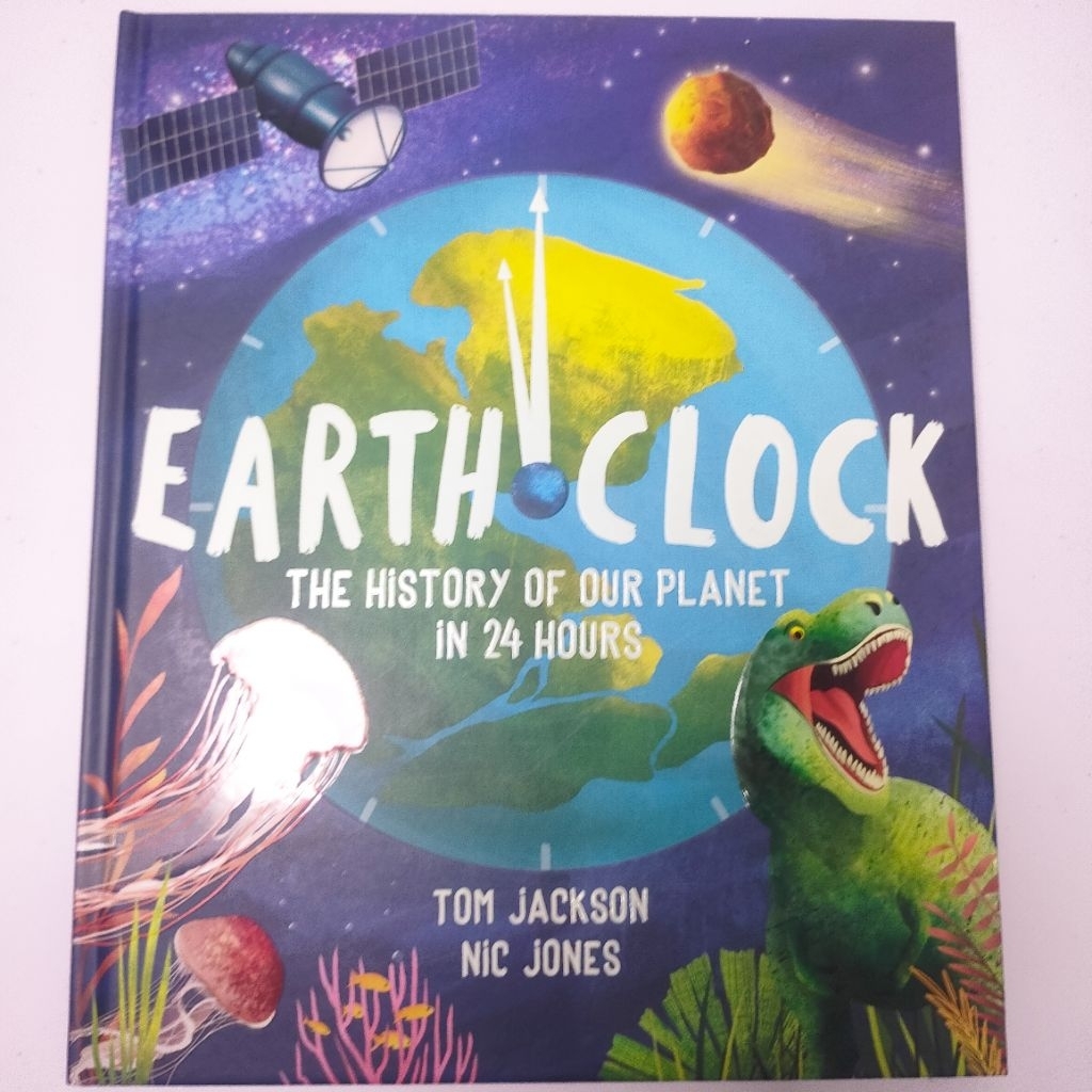 PRELOVED EARTH CLOCK SCIENCE BOOK ANAK BAHASA INGGRIS