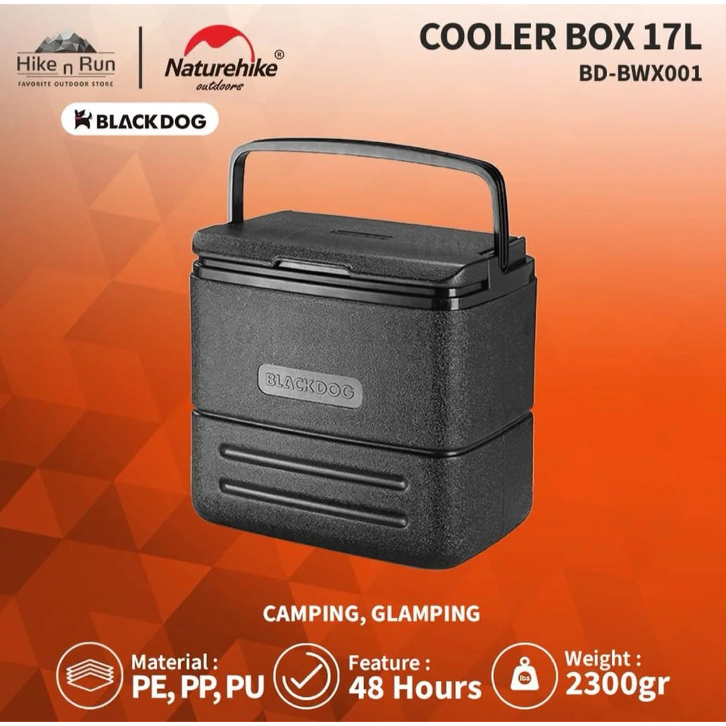 Black Dog Cooler Box 17L Second