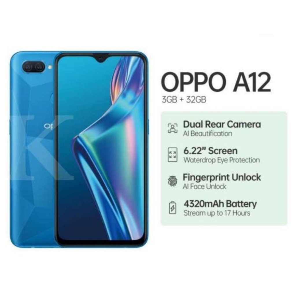 HP OPPO A12 SECOND MULUS ORI