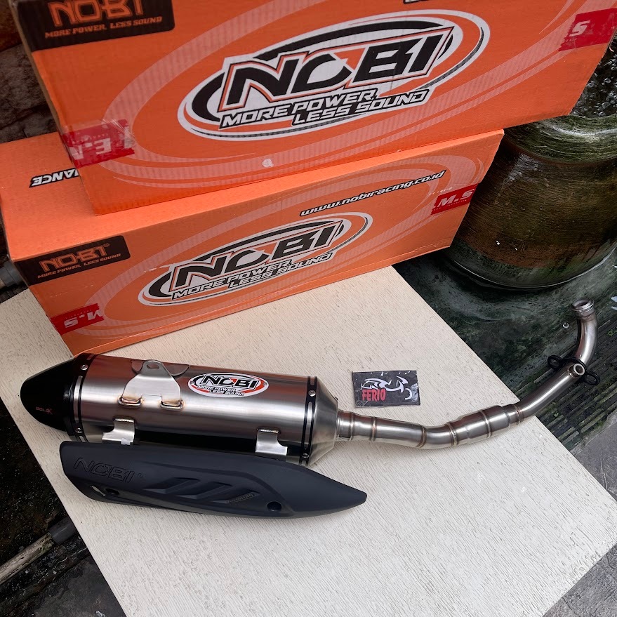 Knalpot NOBI BOLD X Series Stylo 160 ABS CBS Standar Racing Original Suara Adem