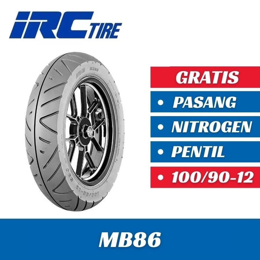 BAN MOTOR IRC MB86 100/90-12 || BAN SCOOPY RING 12 || BAN FREEGO RING 12 || BAN BEAT STREET RING 12 