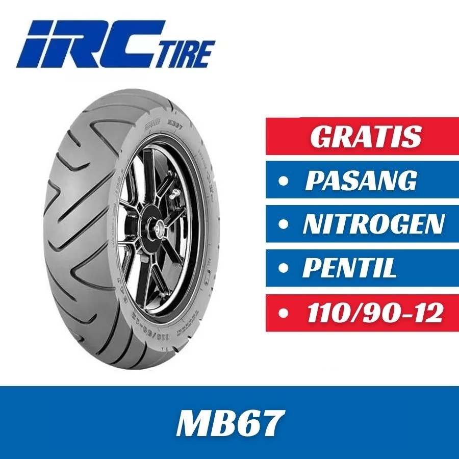 BAN MOTOR IRC MB67 110/90-12 || BAN SCOOPY RING 12 || BAN FREEGO RING 12 || BAN BEAT STREET RING 12 