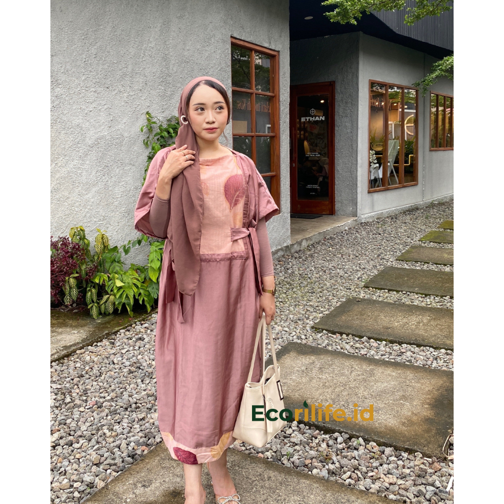 Dress Kondangan Wedding/Nadhira Kaftan/Dress Kondangan Wanita Kekinian/Dress Kondangan Simple Elegan