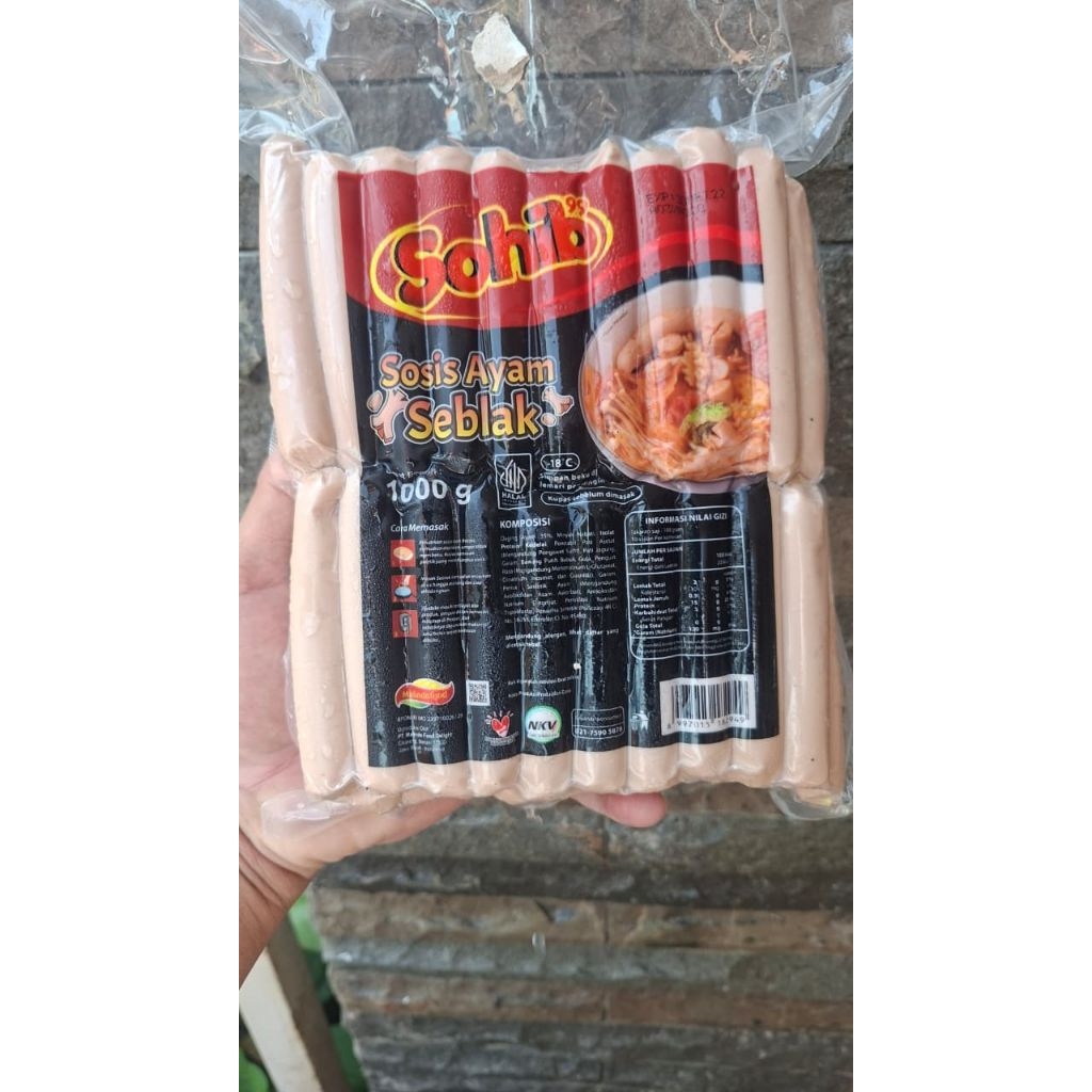 Sosis Ayam Seblak 1 kg sohib frozen