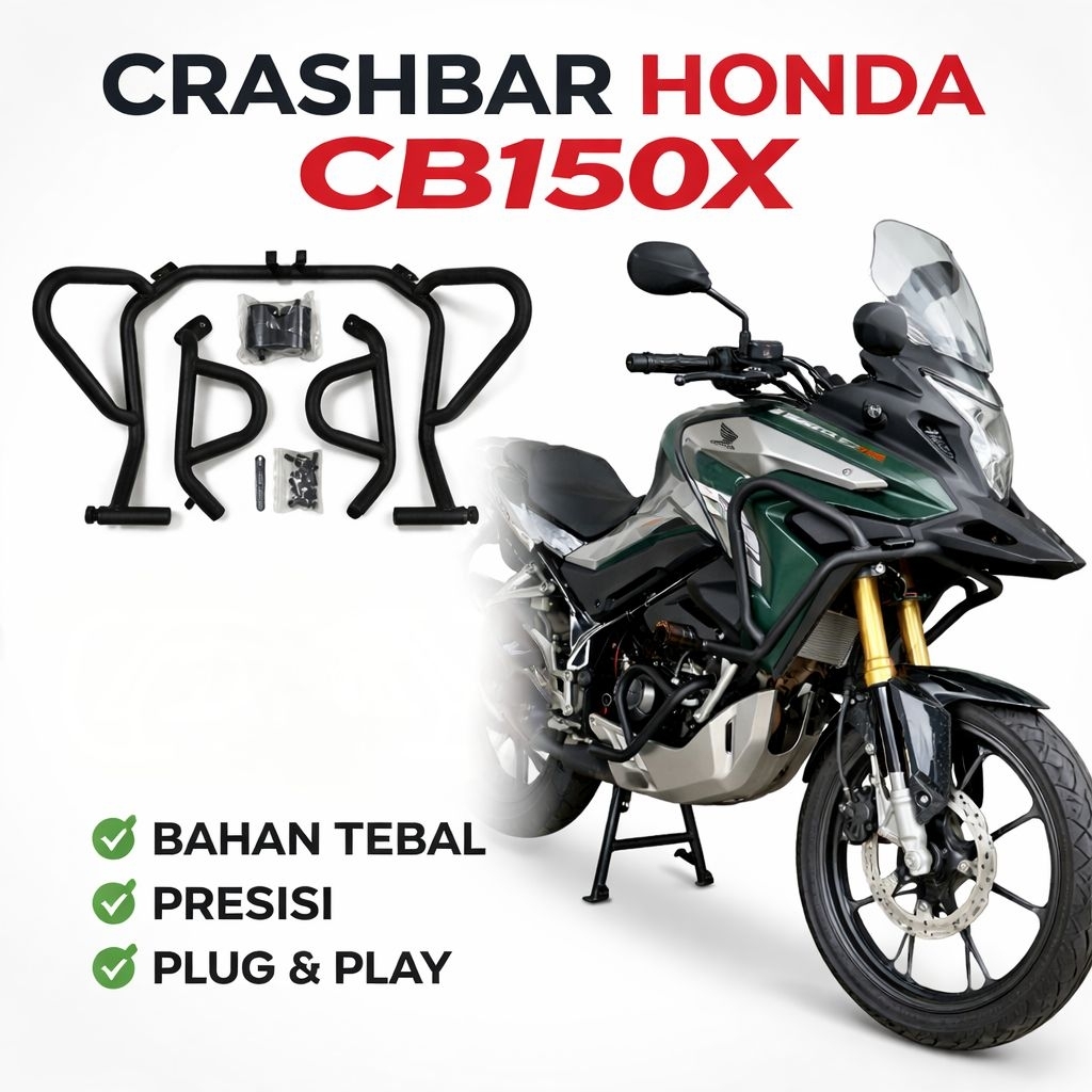Crashbar Tubular Full Set Cb150X Pelindung Body Motor