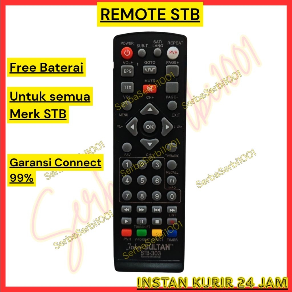 REMOTE STB UNIVERSAL / REMOT STB / REMOT SET TOP BOX STB303 JOKER